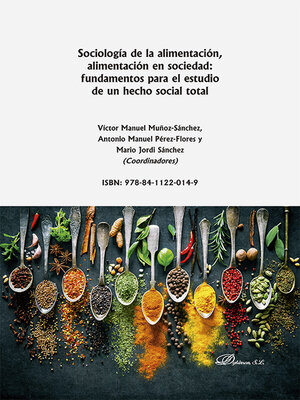 cover image of Sociología de la alimentación, alimentación en sociedad